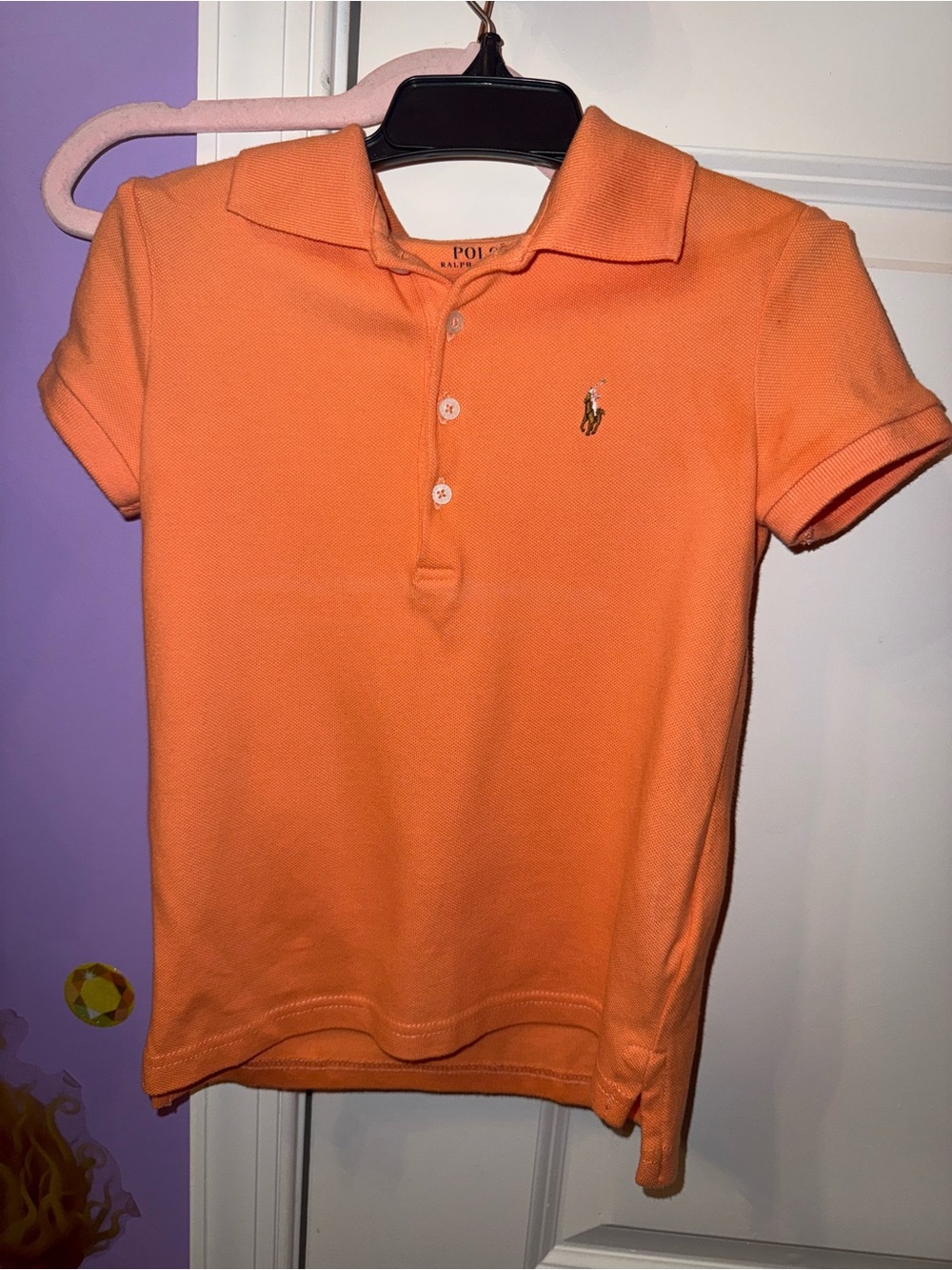 Polo by Ralph Lauren Orange kids Short Sleeve Polo size 6
